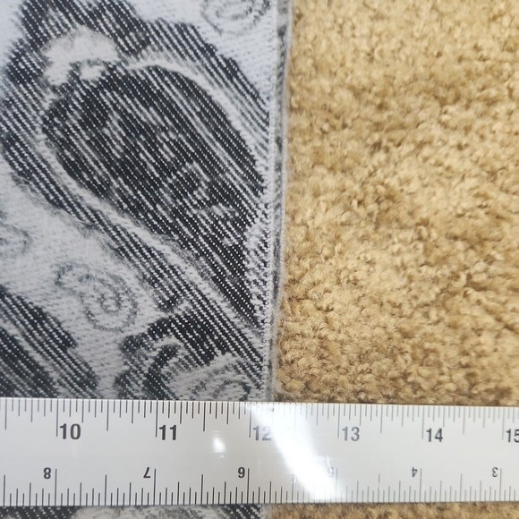 Charming Charlie Lightweight Paisley Boho Scarf Wrap with Fringe gray Black - Picture 6 of 6